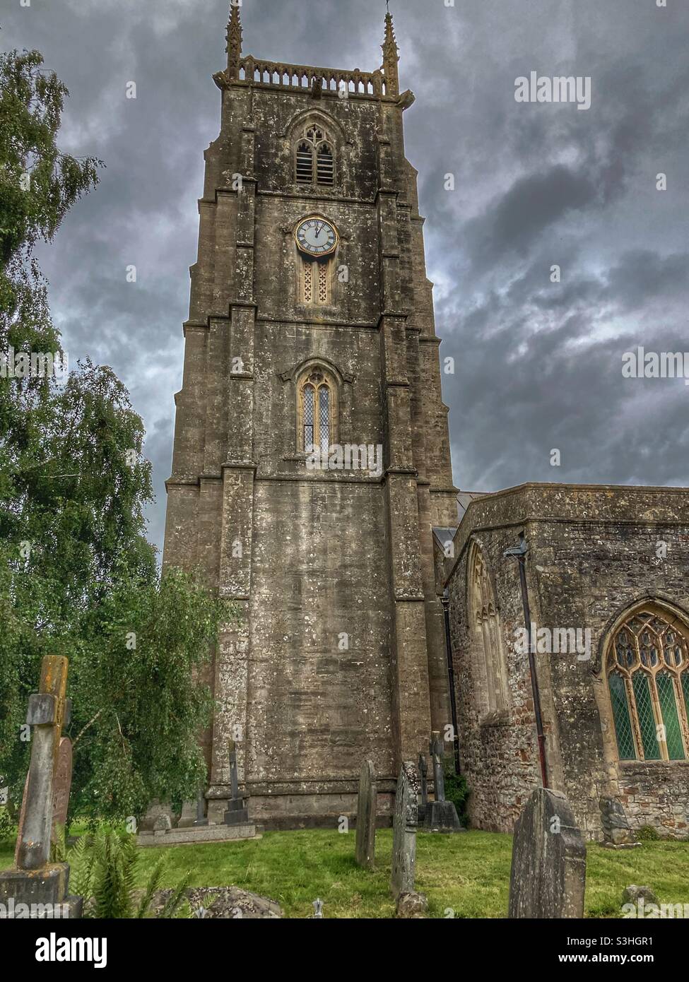 St. Andrews’s church, Chew Magna, Somerset, England’s Stock Photo