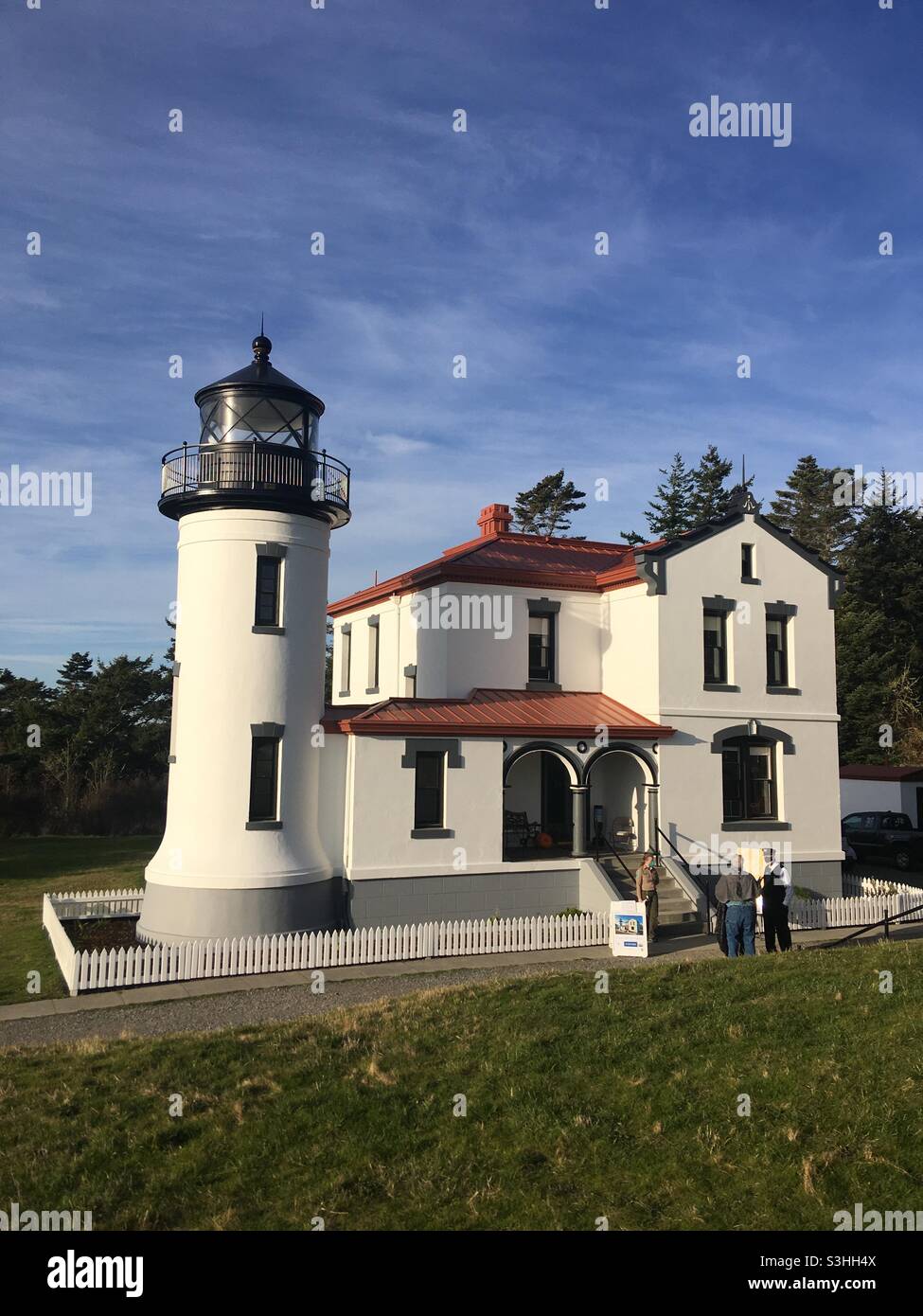 Lighthouse at Fort Casey State Park Coupeville Washington Stock Photo ...