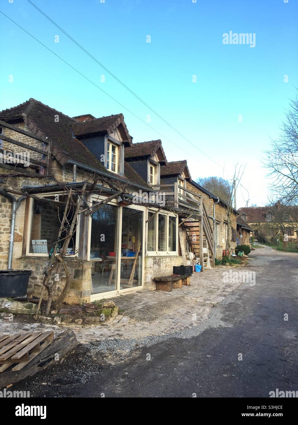 French bakery in Normandy Stock Photo Alamy
