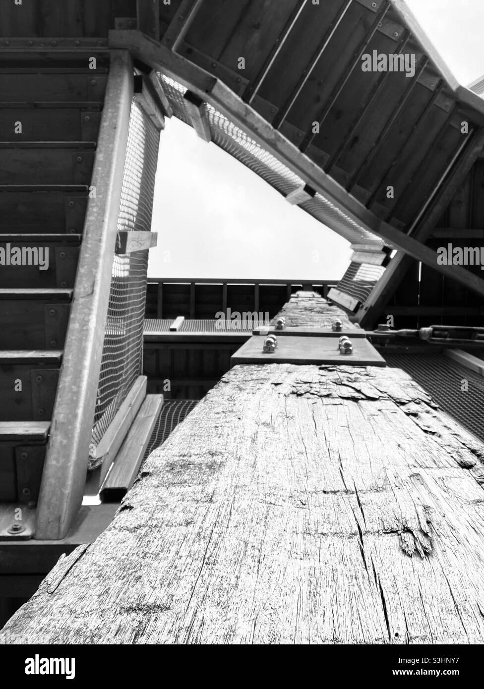 Upview along a bar - Smartphone Captured Stock Image