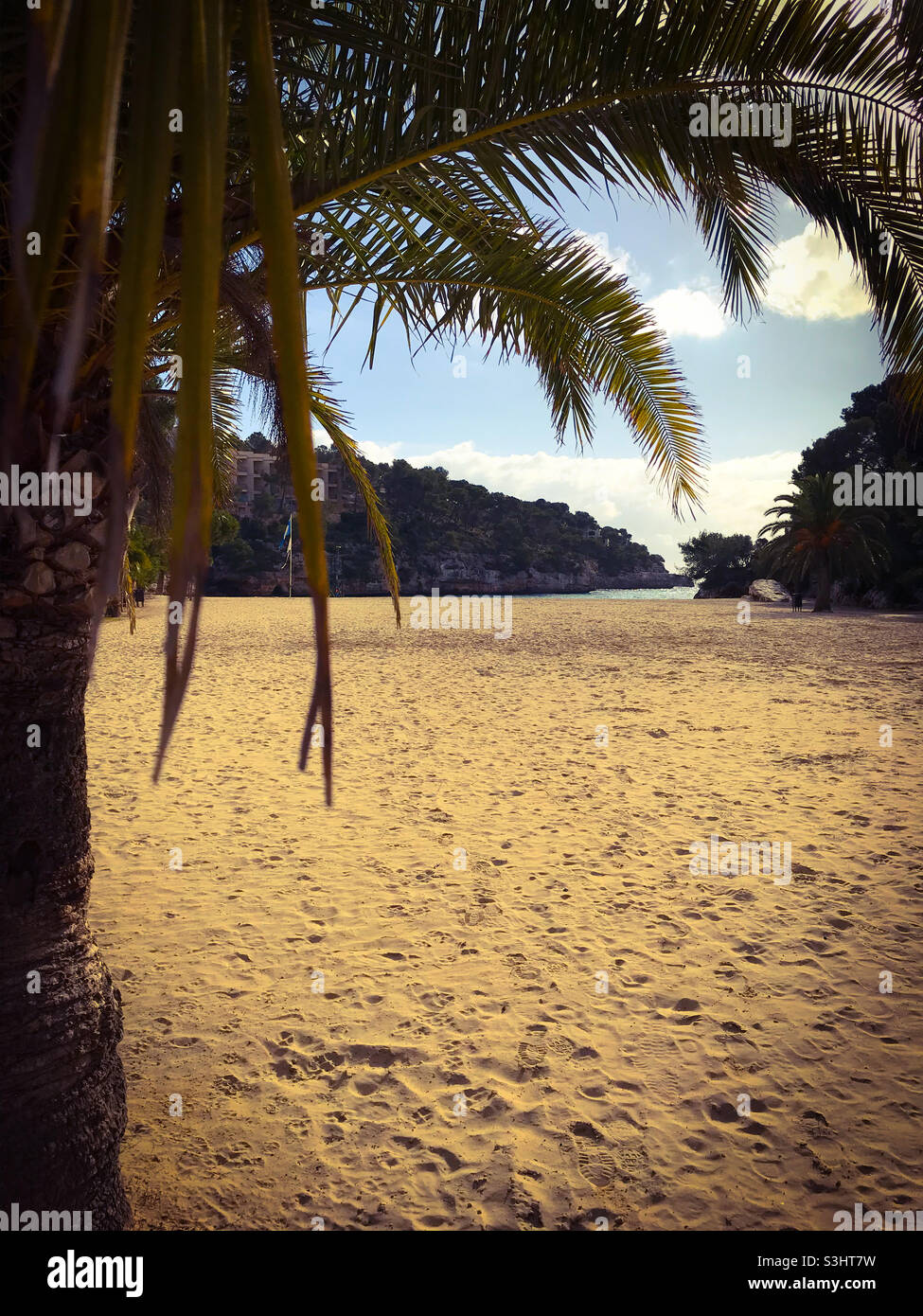 Cala Santanyi, Mallorca - Smartphone Captured Stock Image