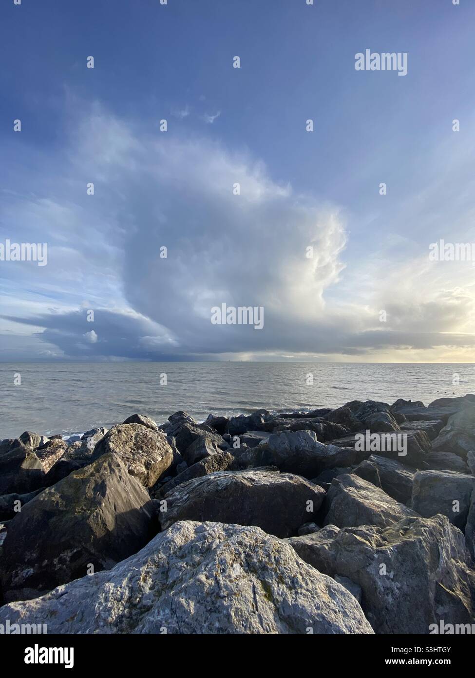 Dramatic clouds Stock Photo