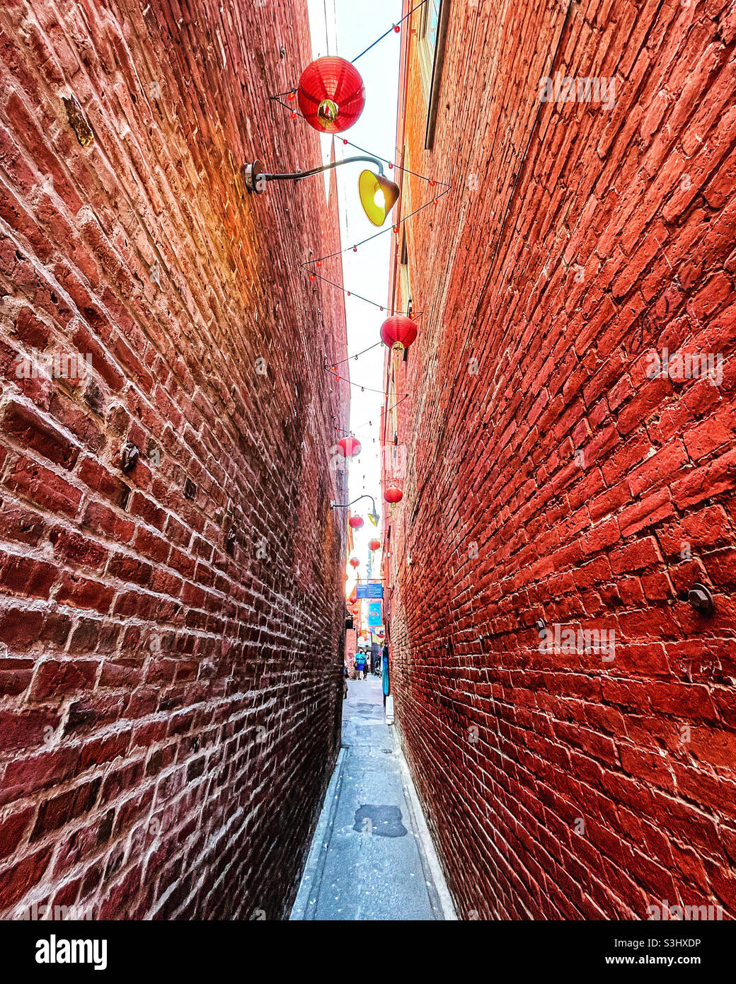 Fan Tan Alley Stock Photo