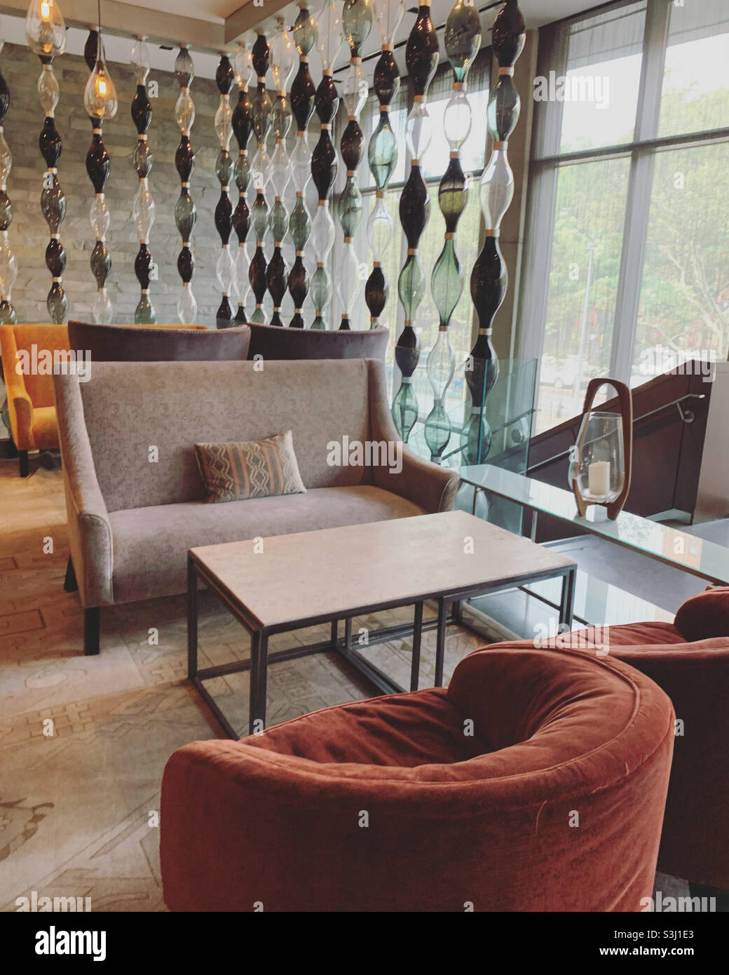 Sixty Lower East Side Hotel, Lower East Side, Manhattan, New York, New York, United States - Smartphone Captured Stock Image