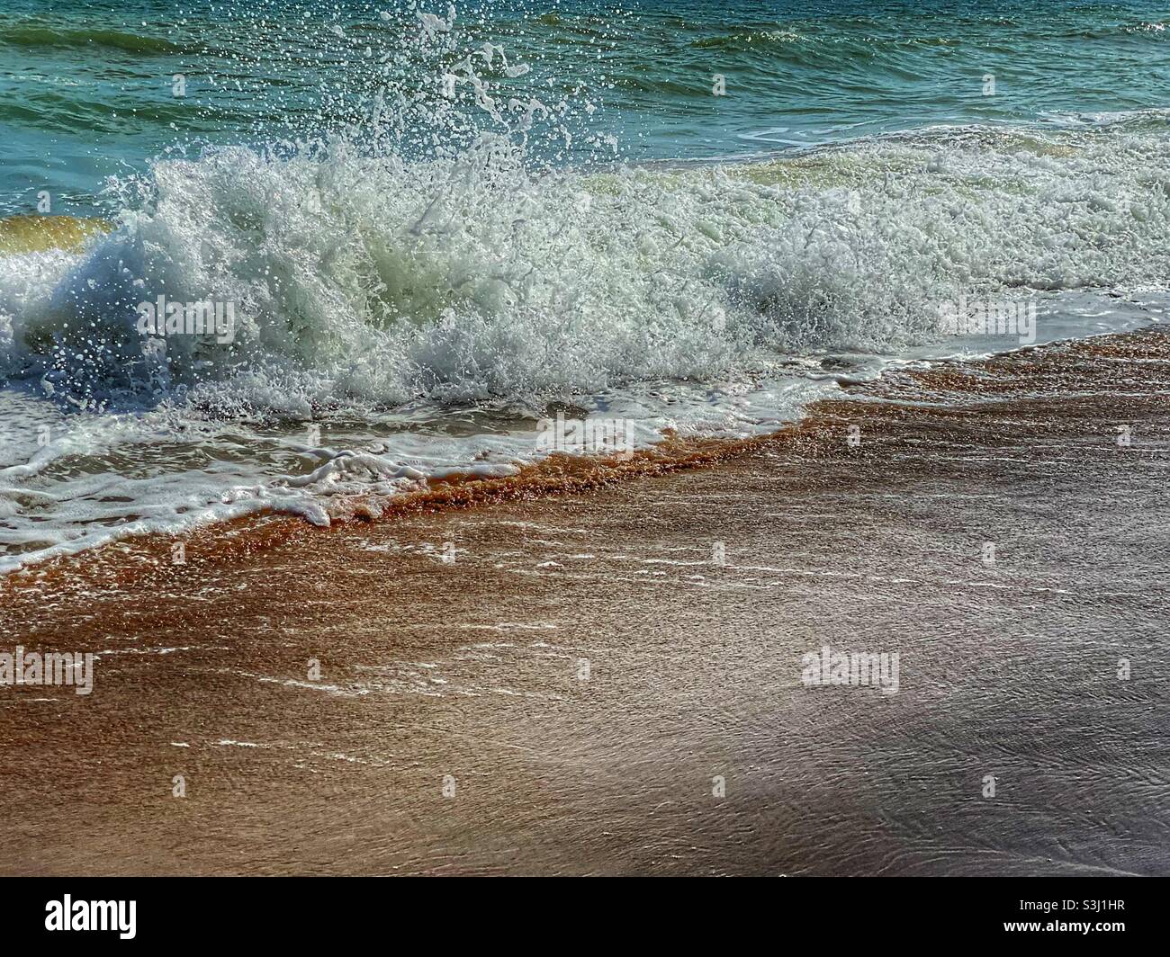 Beach scene - Smartphone Captured Stock Image