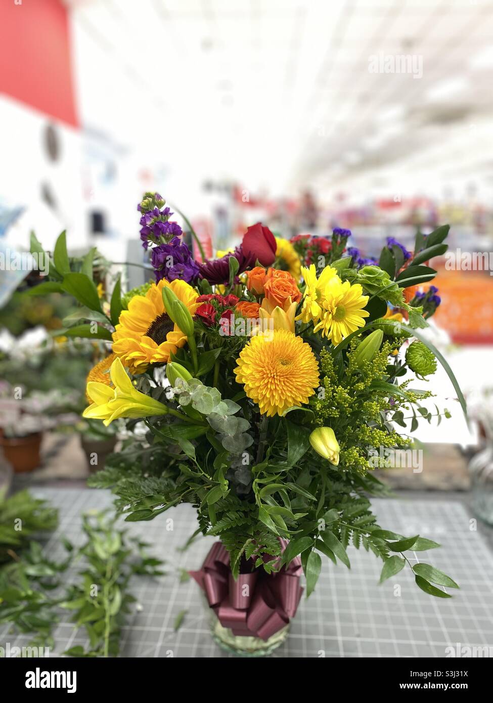 Fall floral arrangement Stock Photo - Alamy