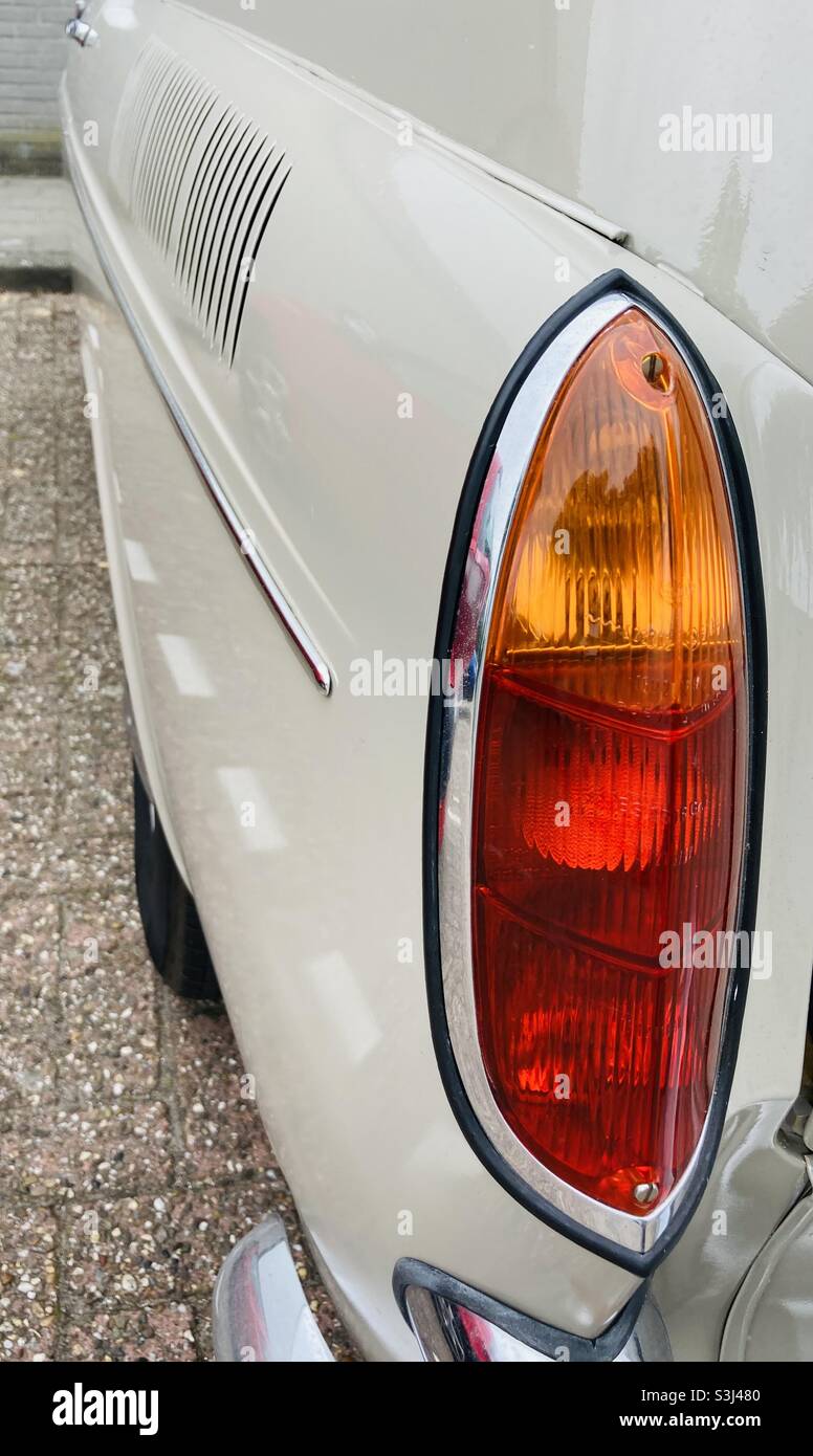Volkswagen 1600 variant left taillight - Smartphone Captured Stock Image