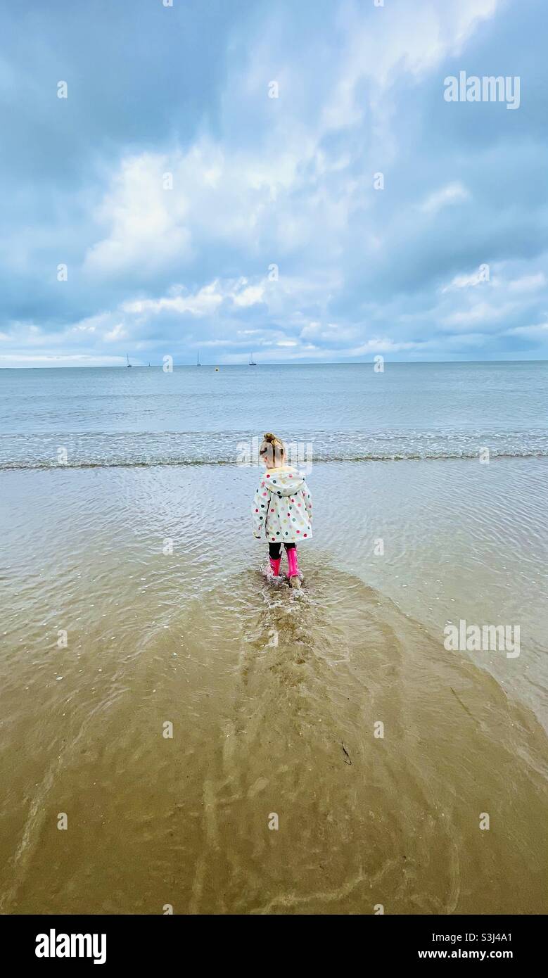 Seaside wellies hi-res stock photography and images - Alamy