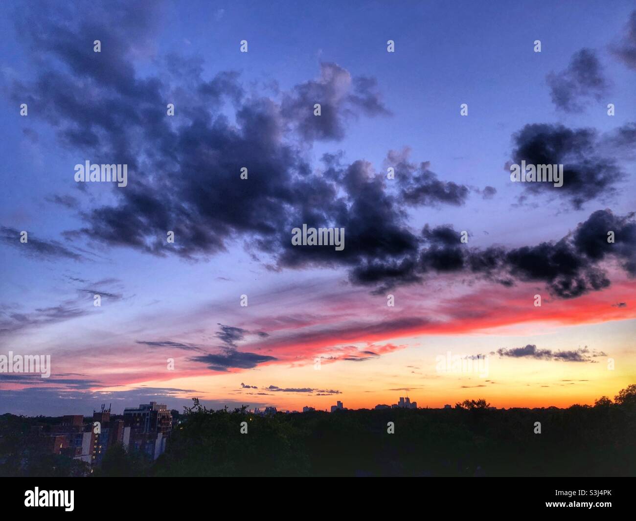 Beautiful night sky. Stock Photo