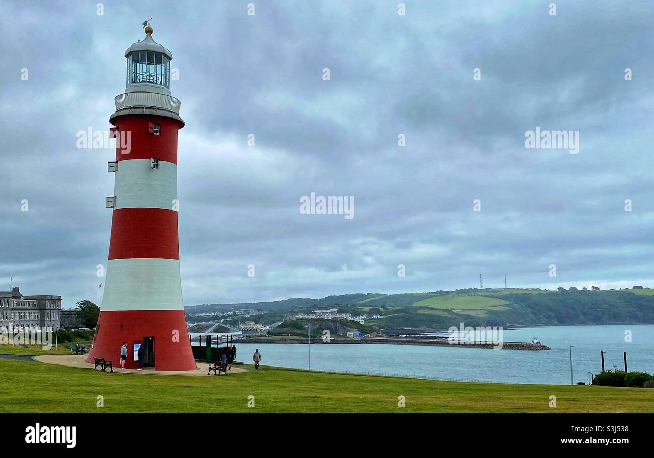 Plymouth hoe. Devon. - Smartphone Captured Stock Image