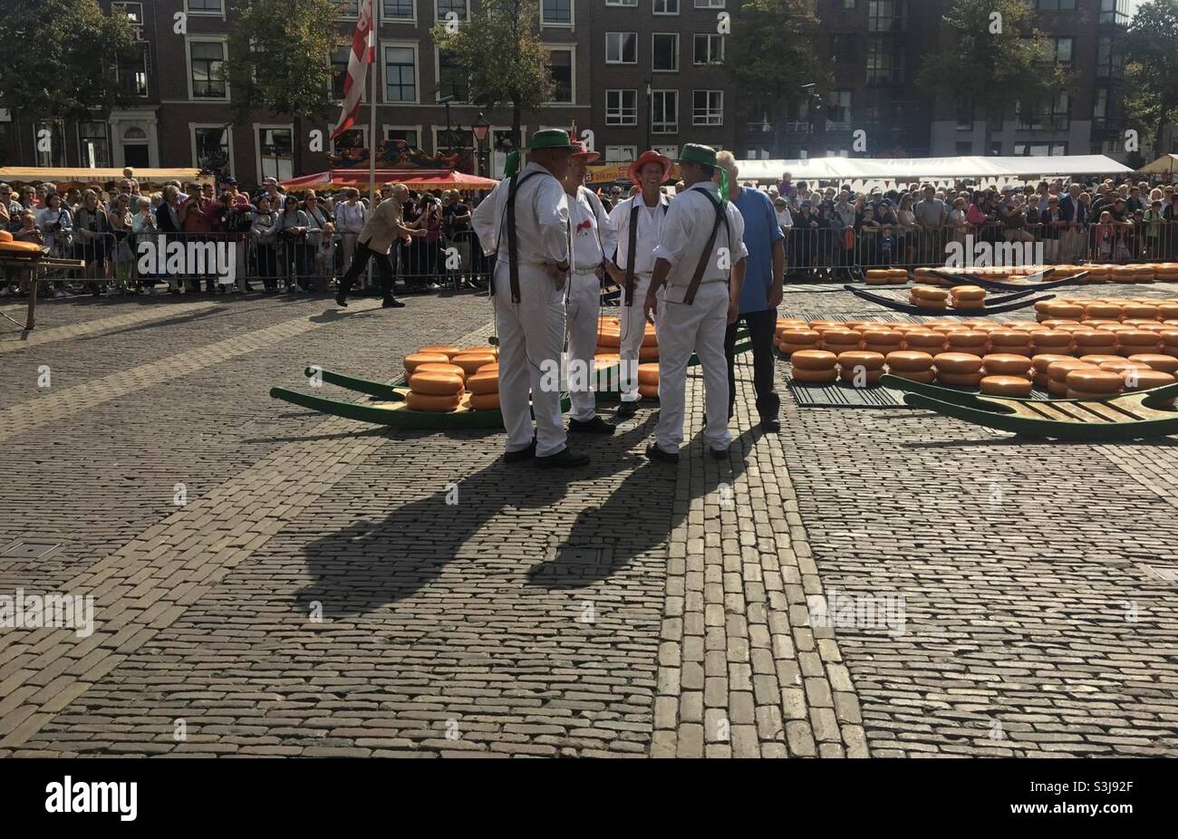 Alkmaar Cheese Market Stock Photo - Alamy