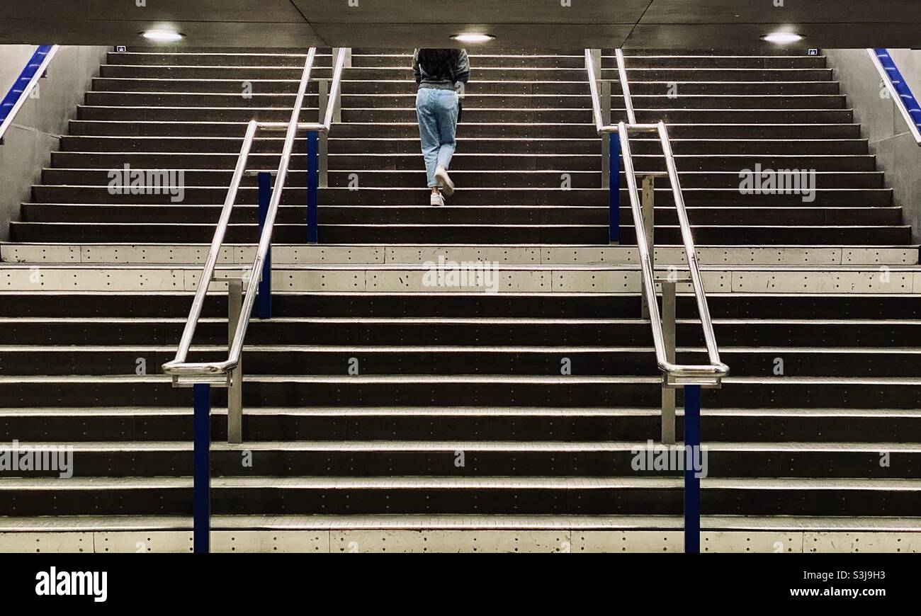 Going up! - Smartphone Captured Stock Image