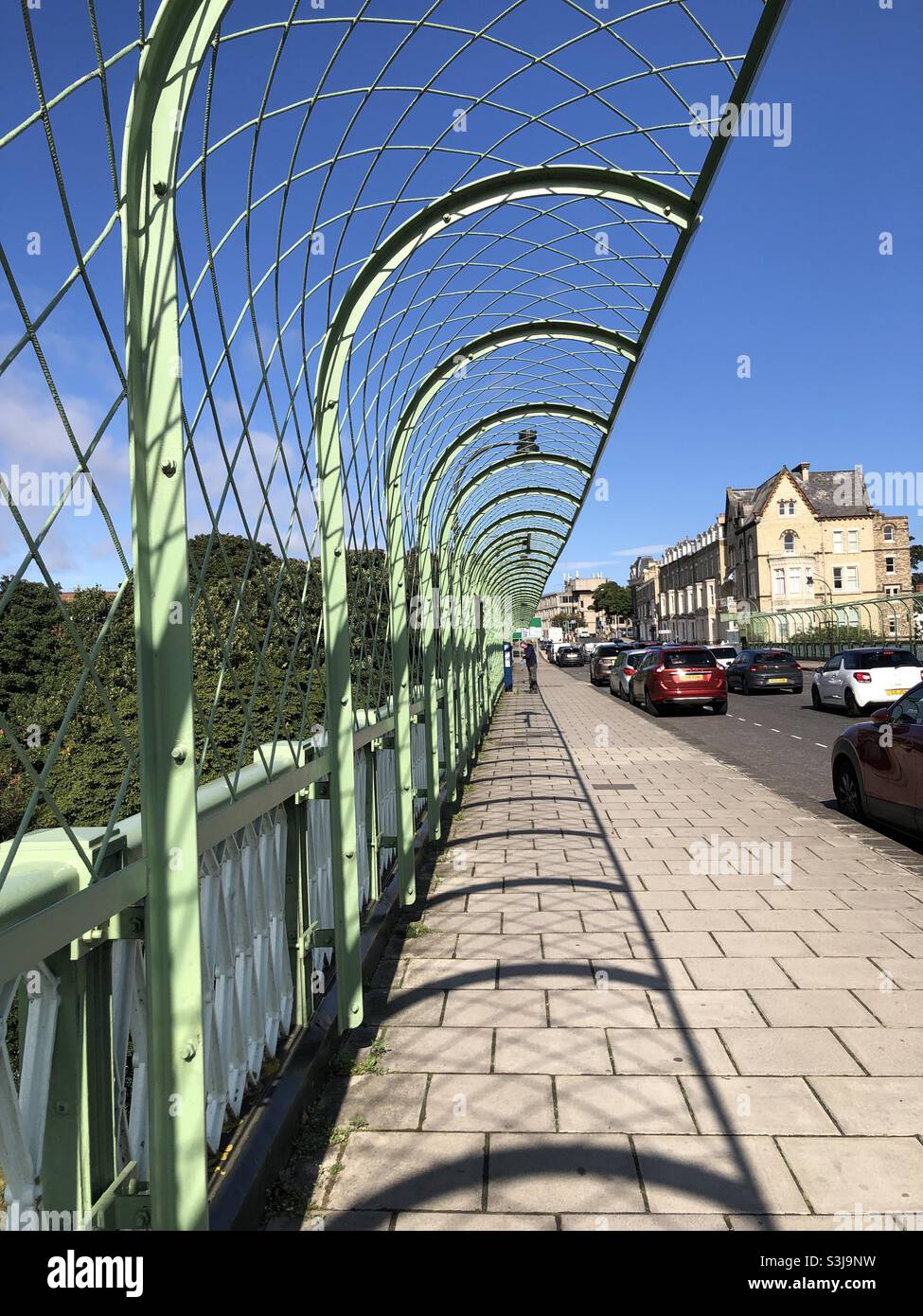 Perspective on Valley Bridge - Smartphone Captured Stock Image