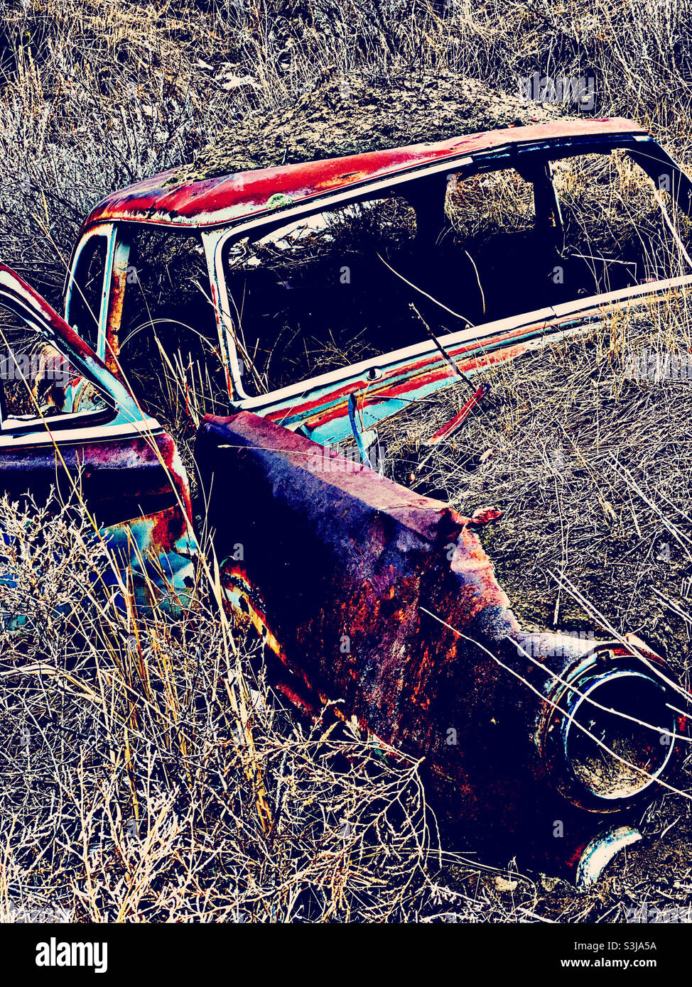 Car Without a Hood Stock Photo Alamy