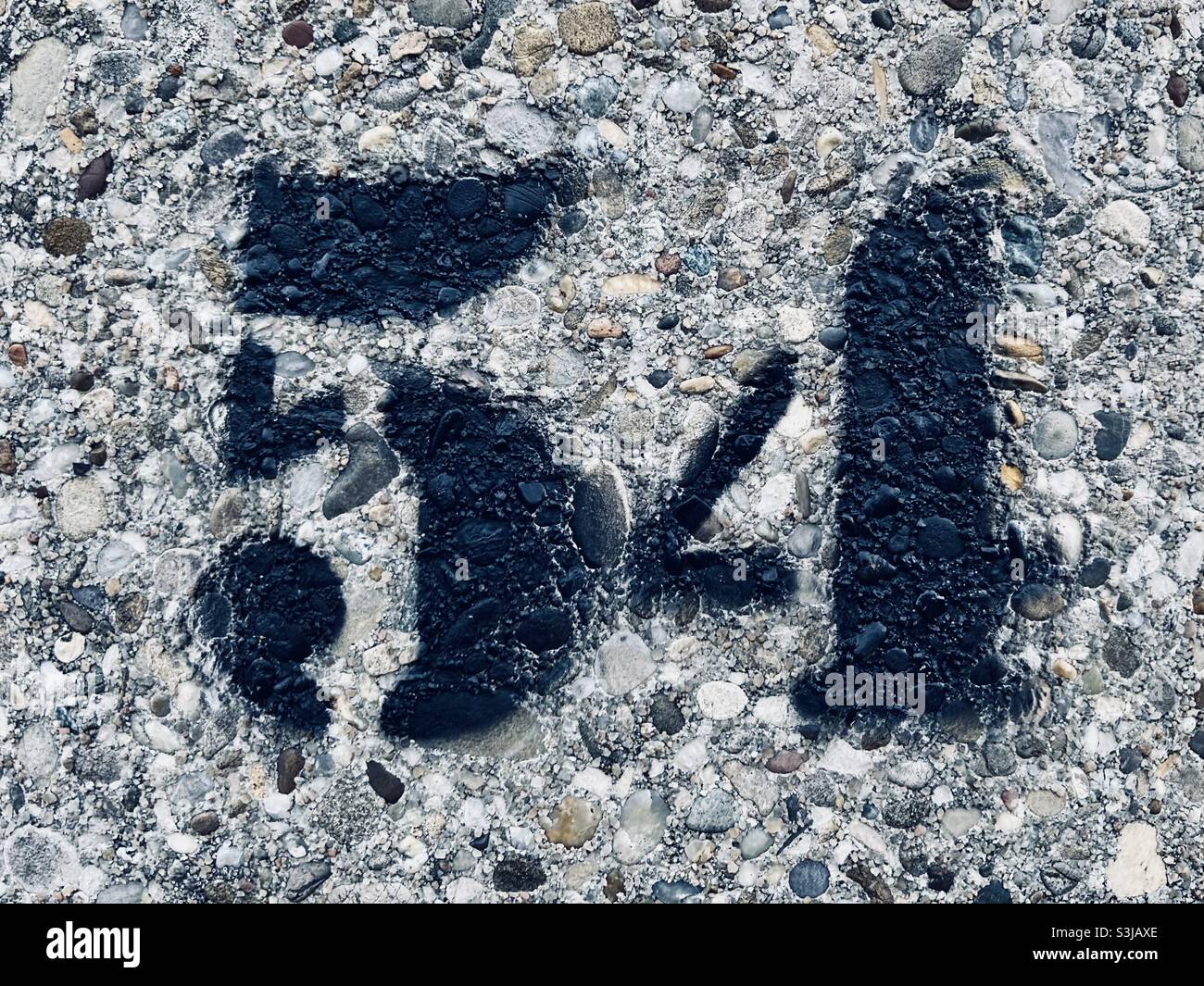 Number 54 - Smartphone Captured Stock Image