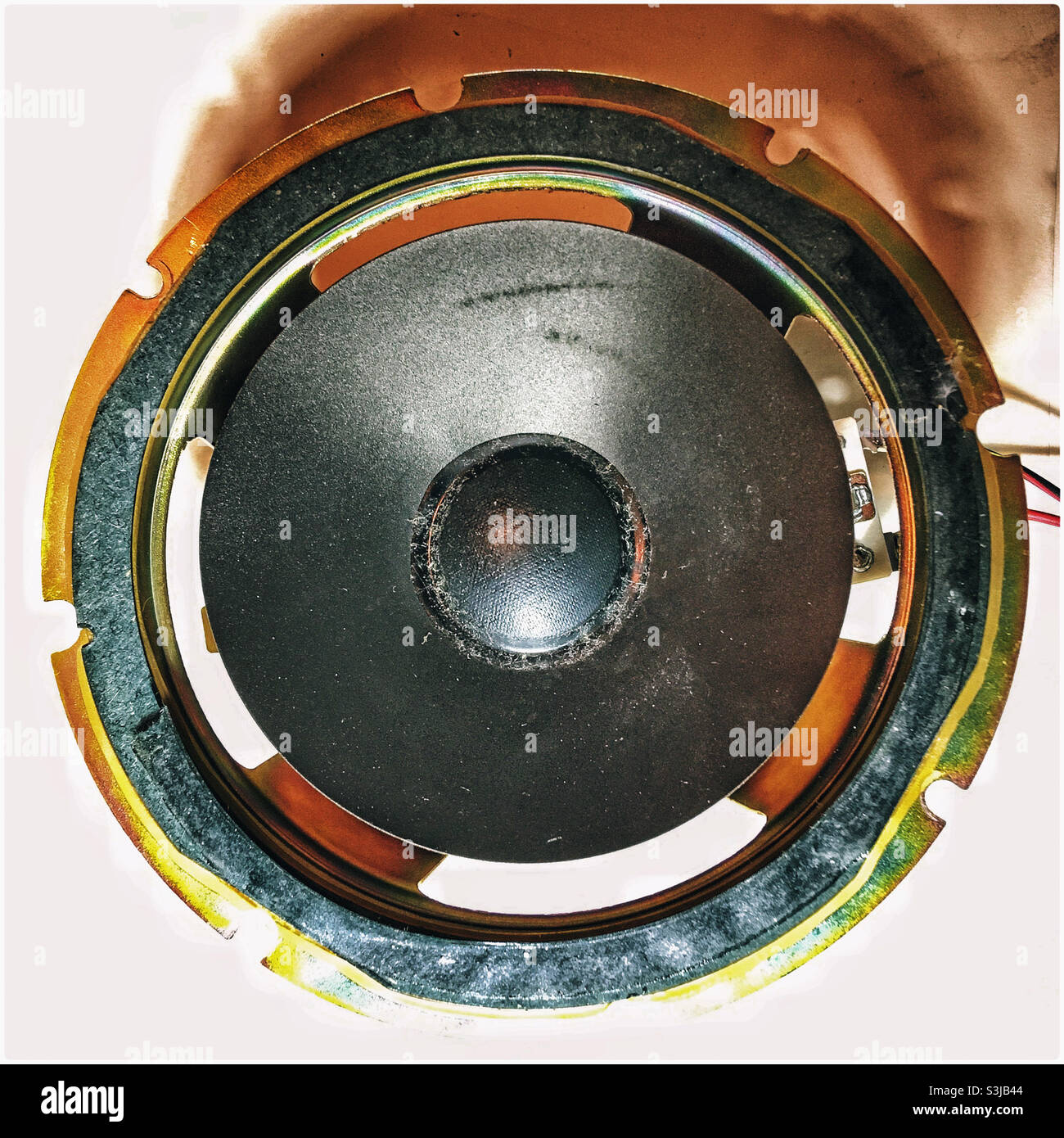 Speaker cone - Smartphone Captured Stock Image