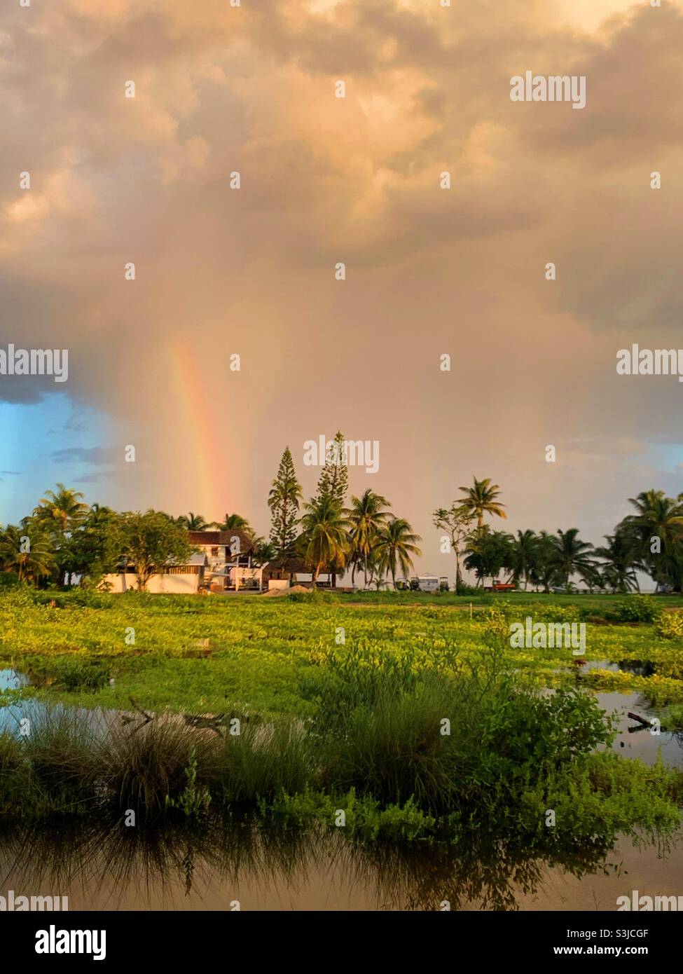 There's always a rainbow after the rain Stock Photo - Alamy