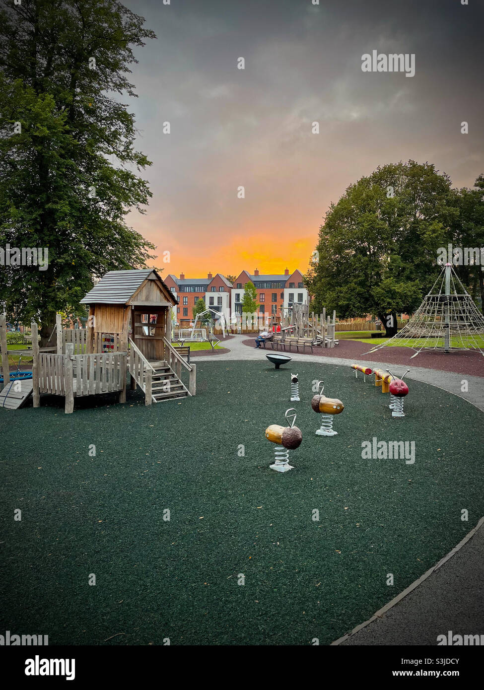 Park in Wokingham Stock Photo Alamy