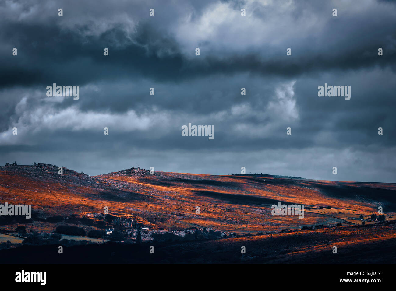 Dartmoor National Park Stock Photo