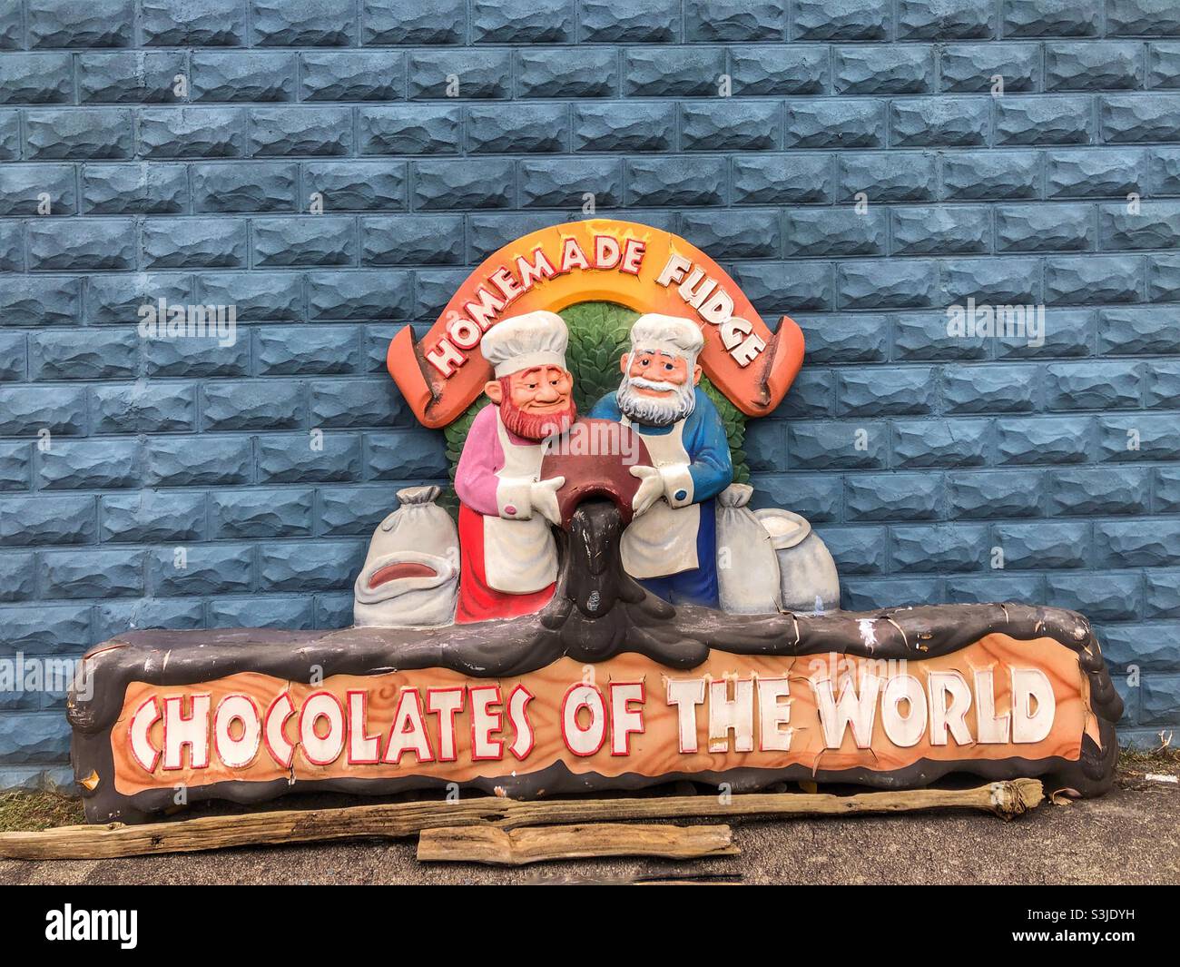 An old collectible sign for sale. - Smartphone Captured Stock Image