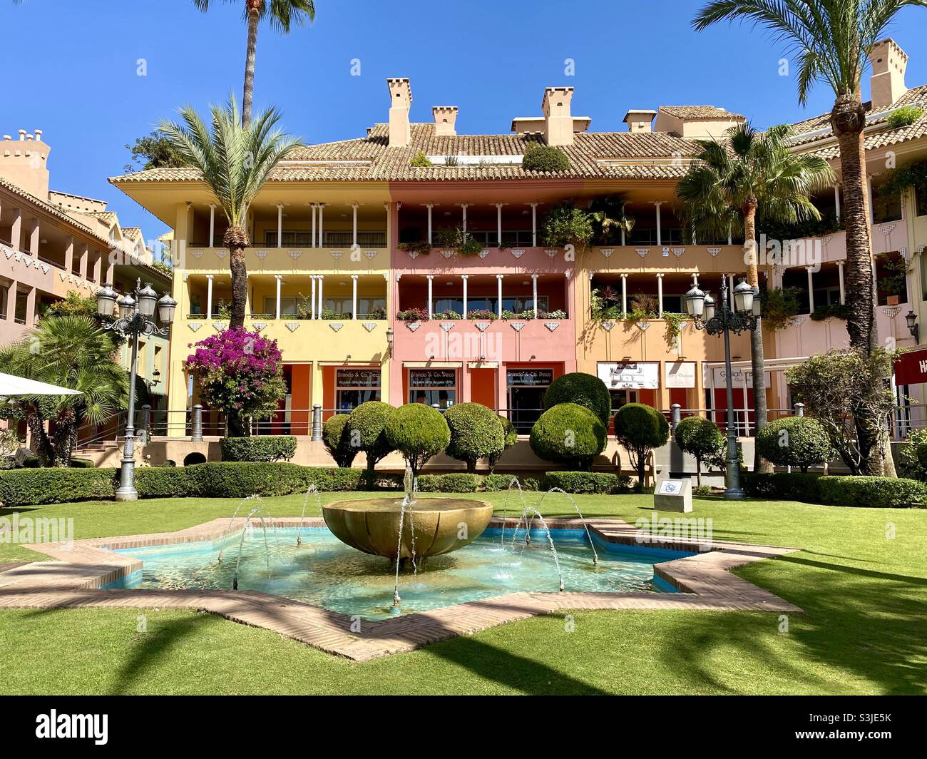 Beautiful Sotogrande in southern Spain Stock Photo