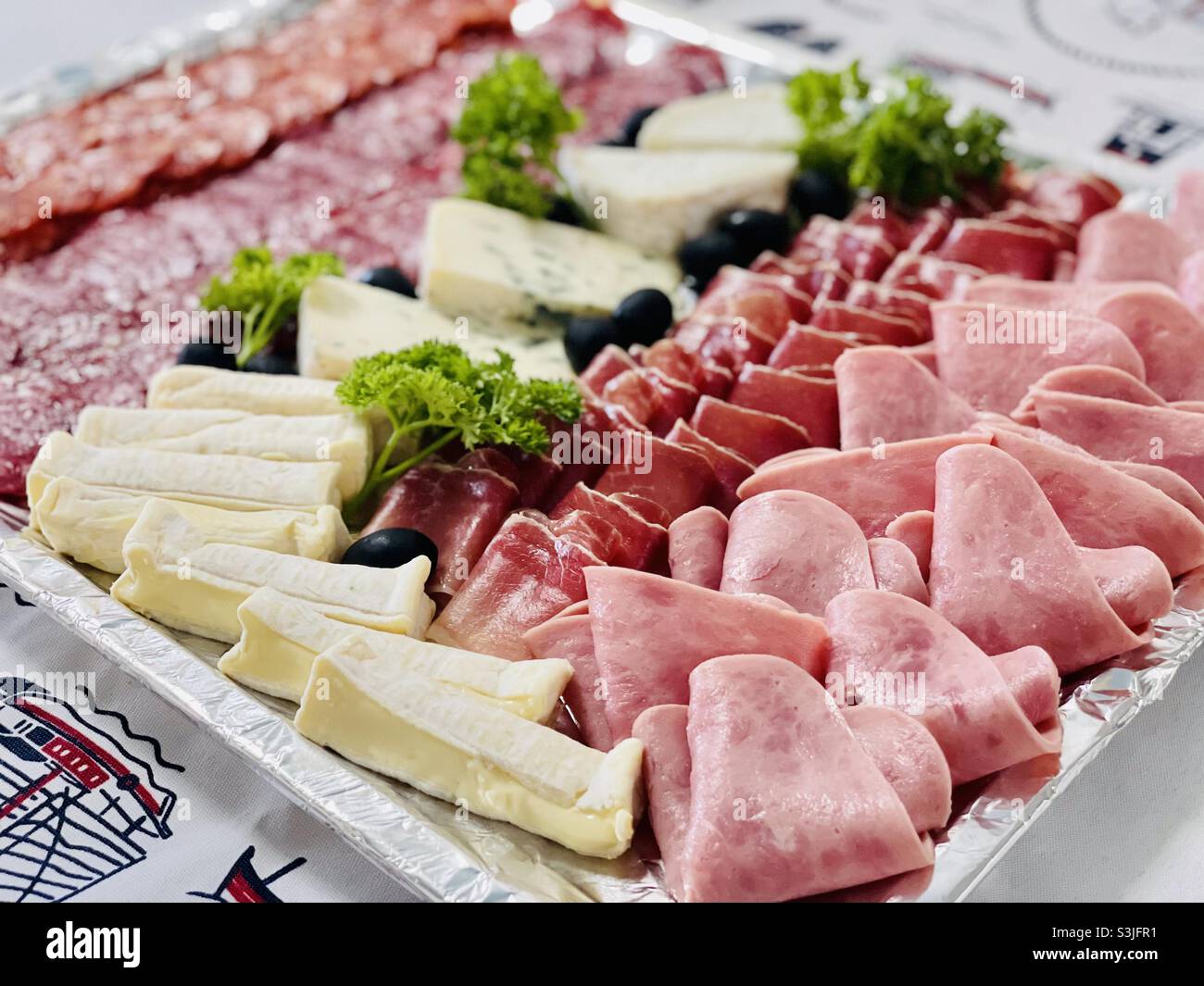 Cold cut platter Stock Photo Alamy