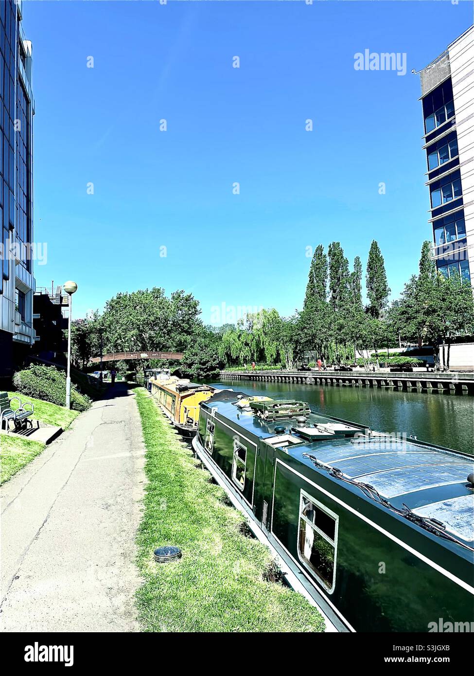 Grand Union Canal, Brentford Stock Photo