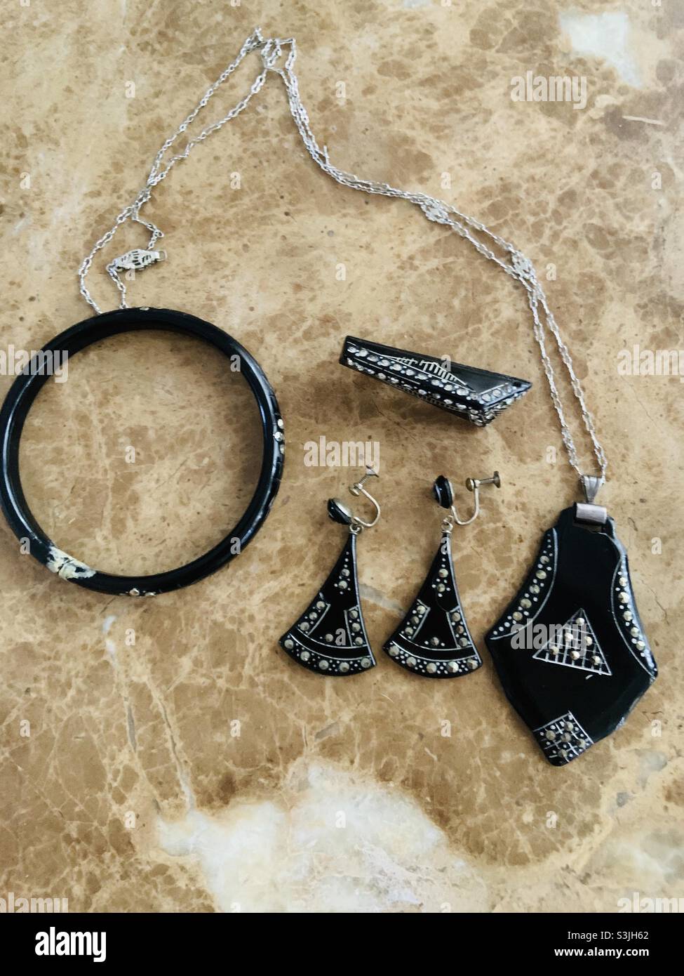 Art Deco jewelry Stock Photo Alamy