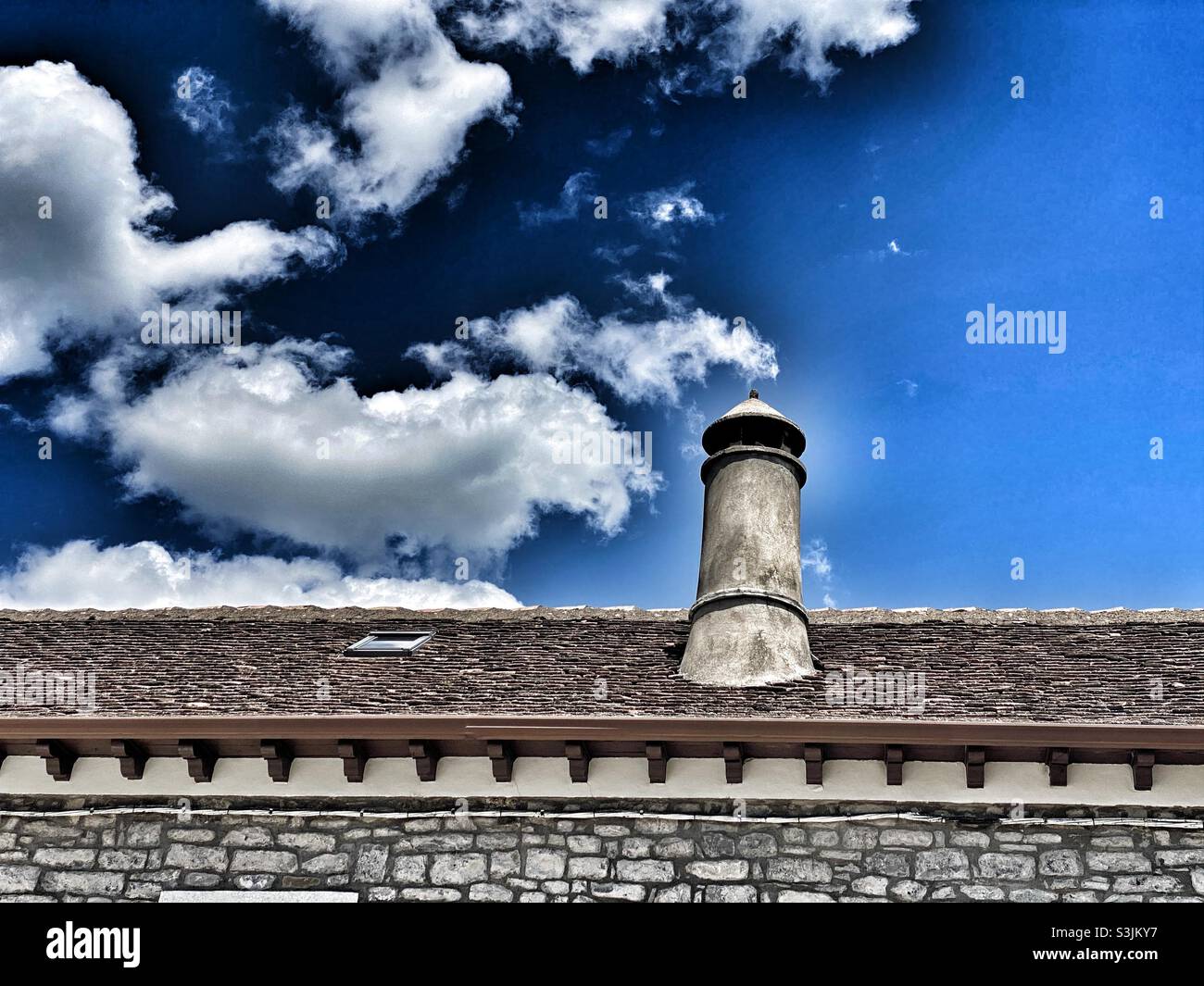 Chimney against sky Stock Photo