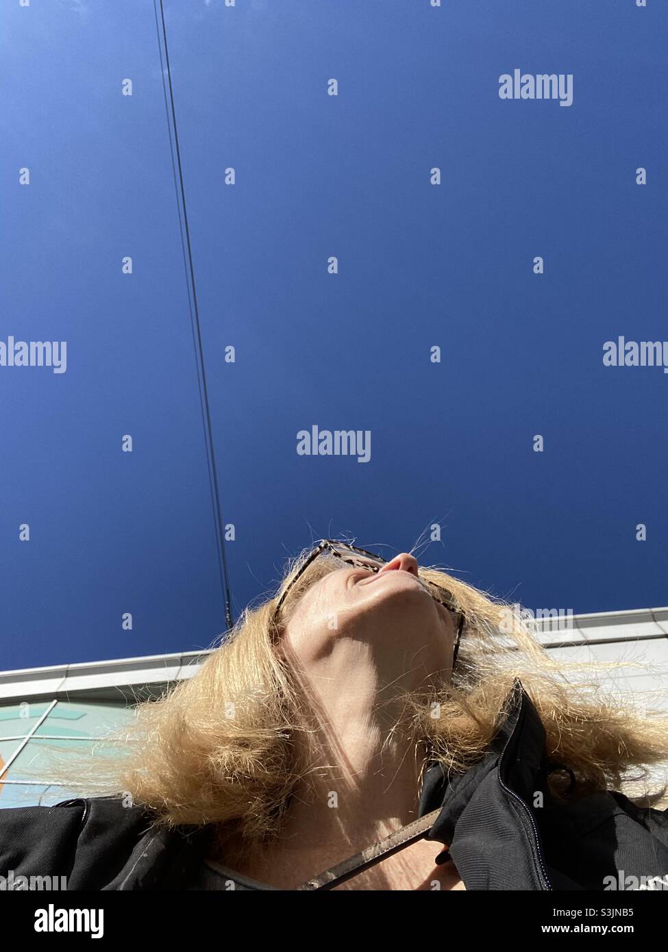 Blue sky thinking Stock Photo Alamy