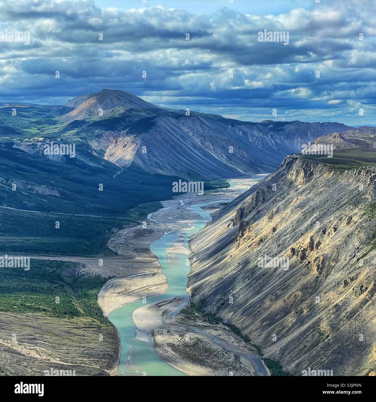 The beautifully unique central Mackenzie Mountains near Norman Wells, Northwest Territories