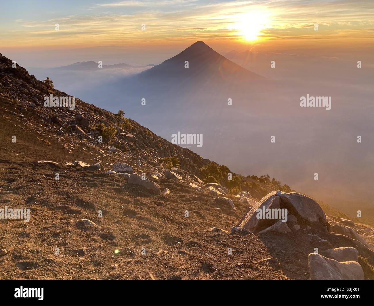 Volcan de fuego and acatenango hi-res stock photography and images - Alamy