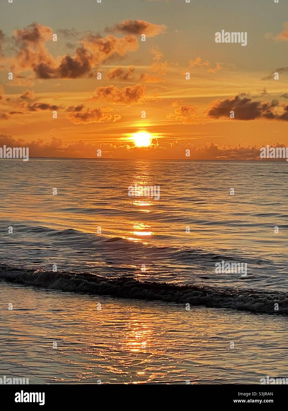 Island Sunrise Stock Photo