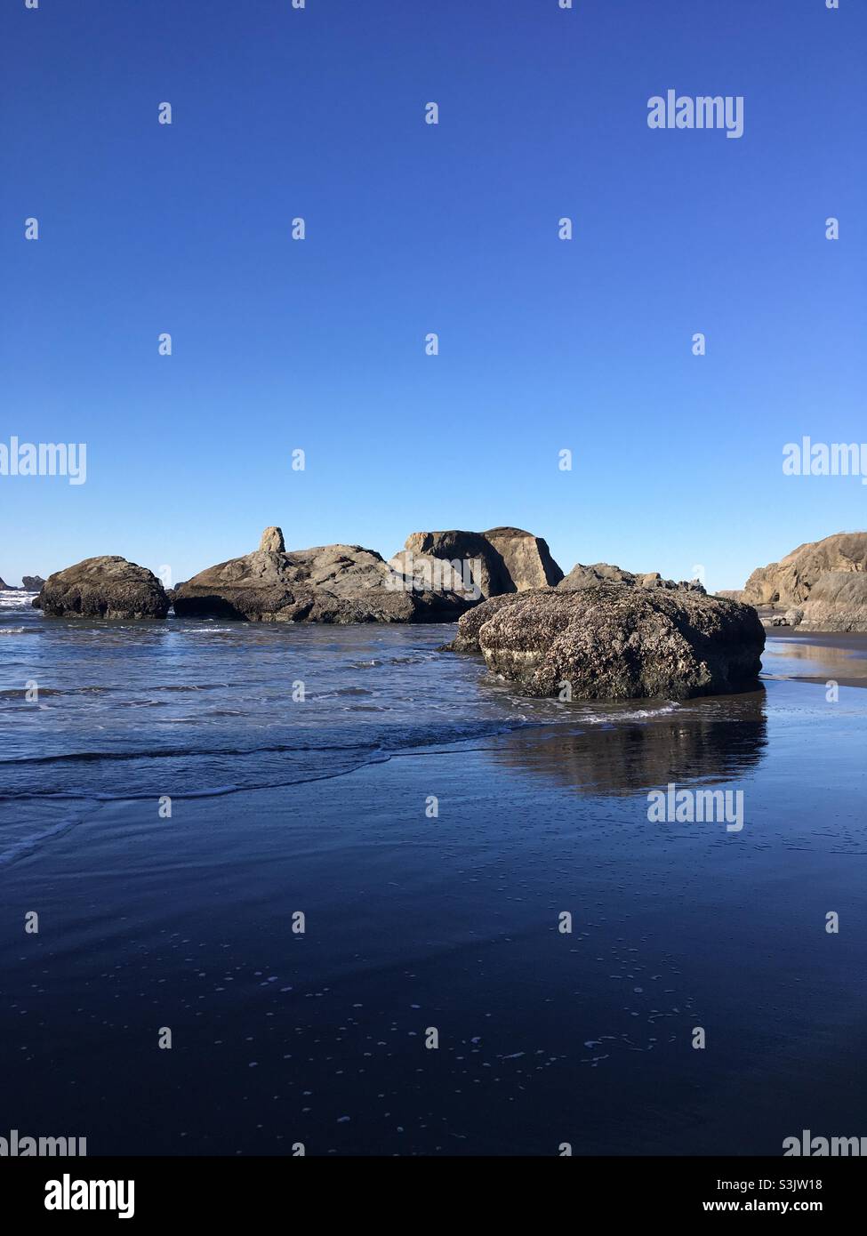 Coquille Point Bandon Oregon Stock Photo