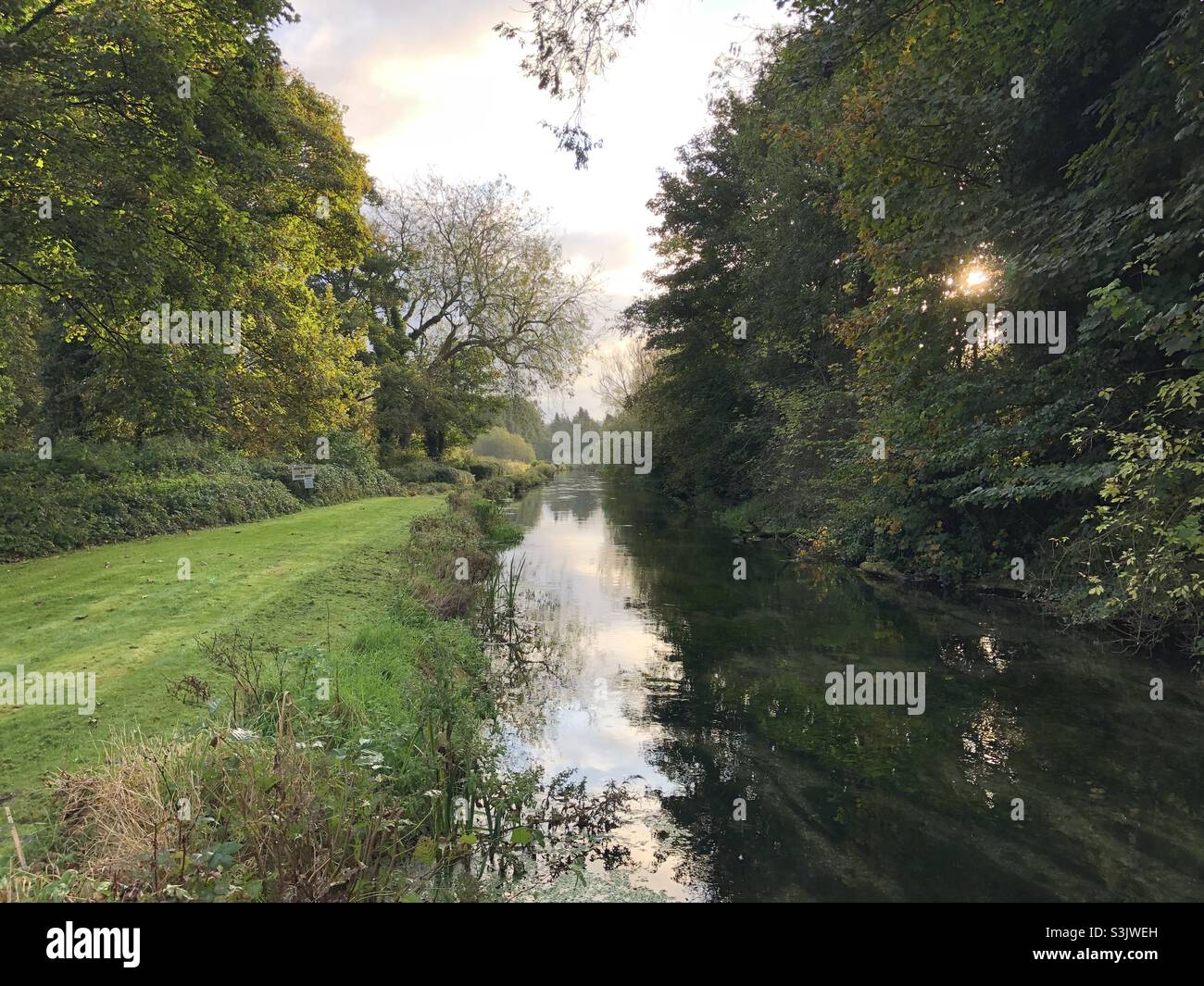 River Test, Whitchurch, Hampshire Stock Photo Alamy