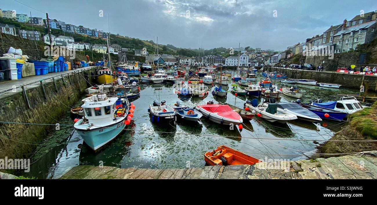 Mevagissey cornwall - Smartphone Captured Stock Image