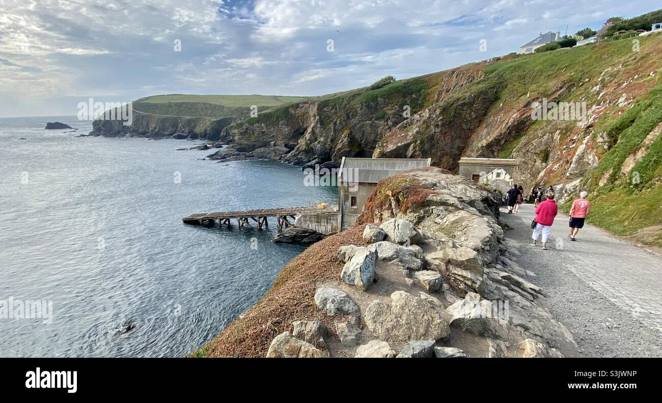 The lizard. Cornwall - Smartphone Captured Stock Image