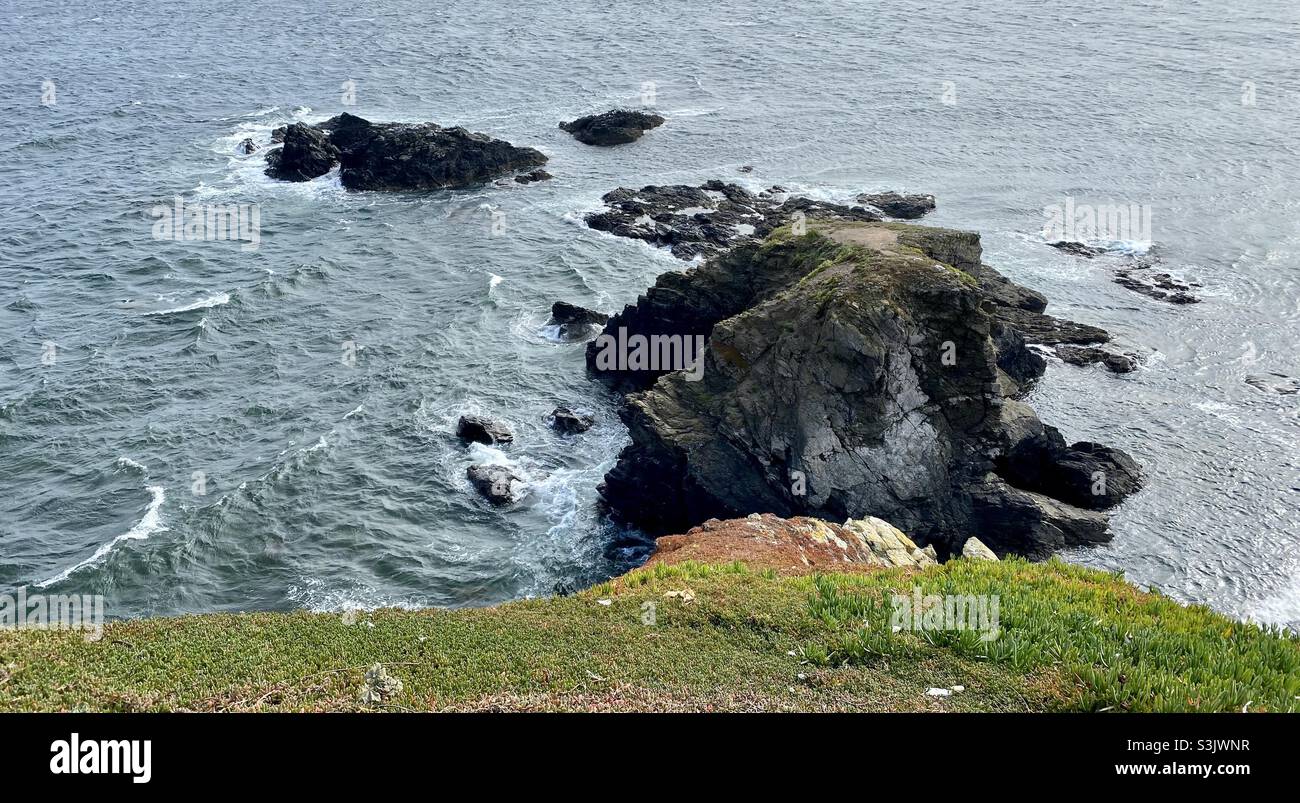 The lizard. Cornwall - Smartphone Captured Stock Image