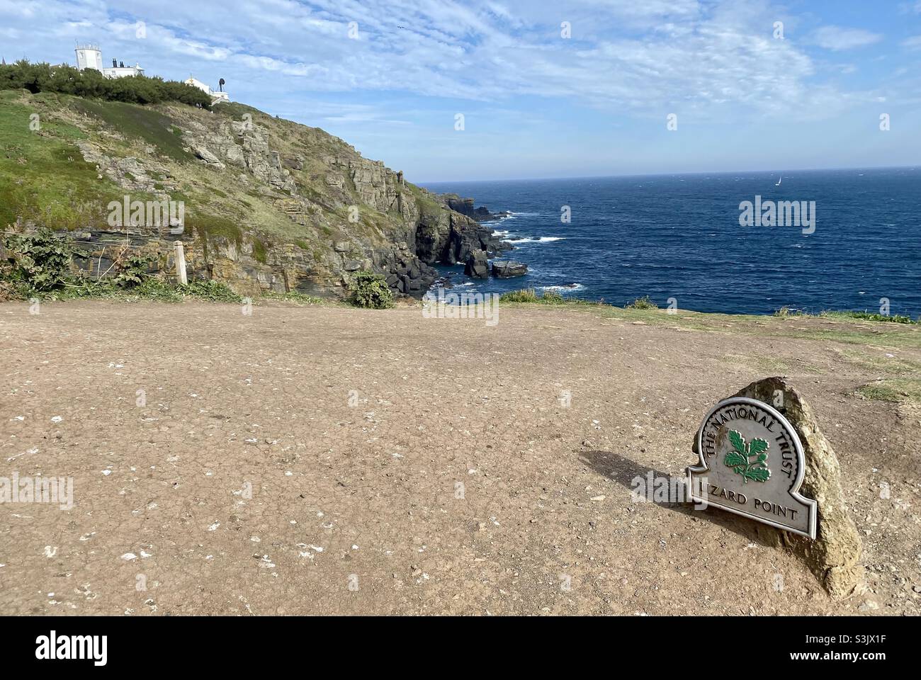 The lizard. Cornwall - Smartphone Captured Stock Image