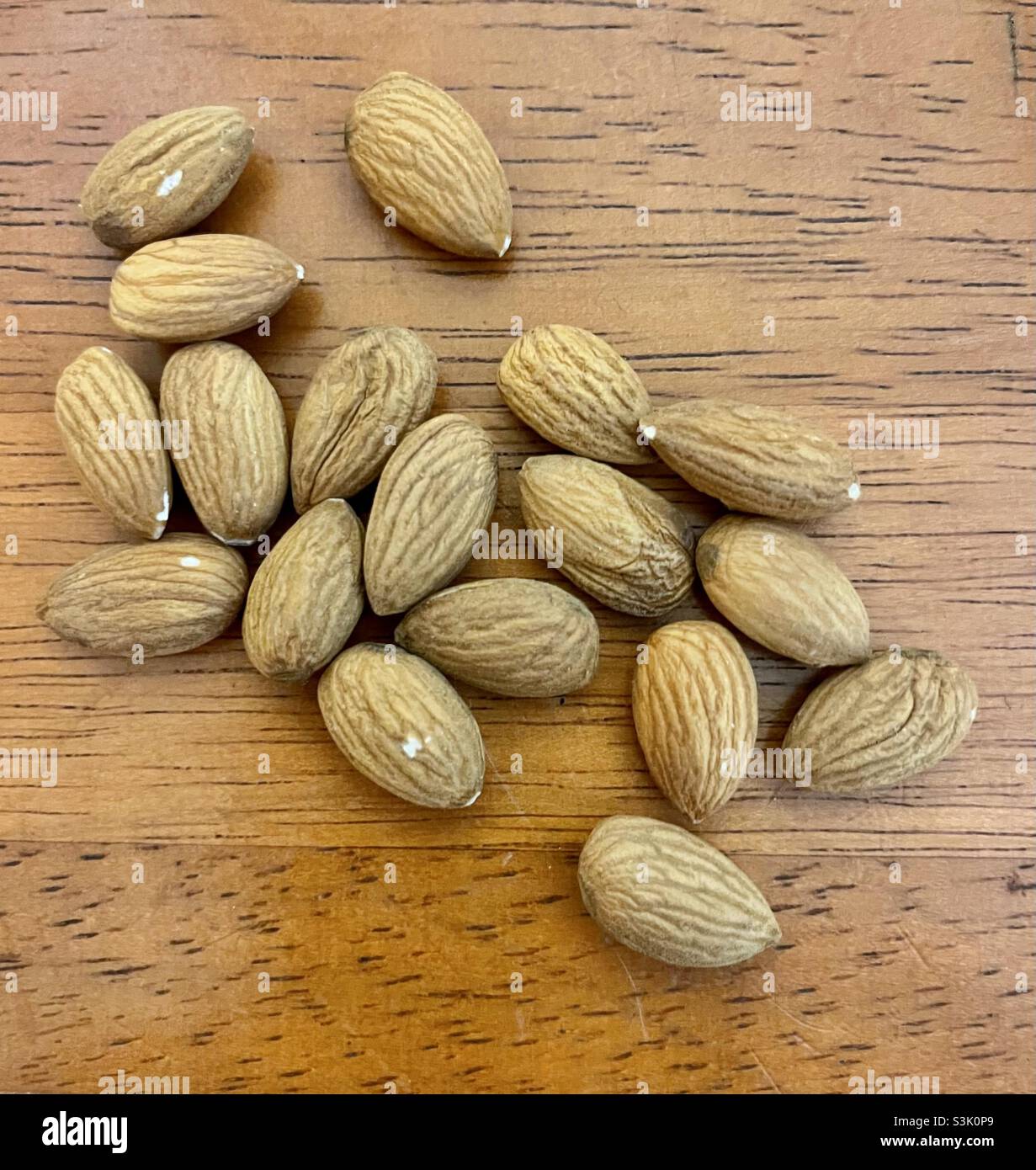 Raw almond kernels Stock Photo Alamy