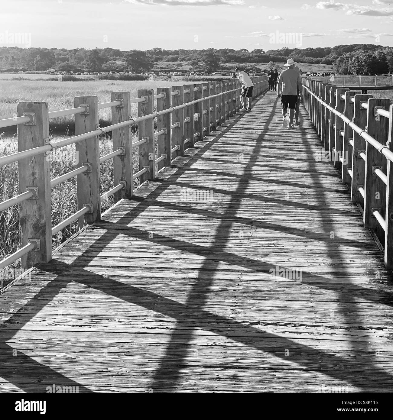 Silver Sands State Park, Milford, New Haven County, Connecticut, United States - Smartphone Captured Stock Image