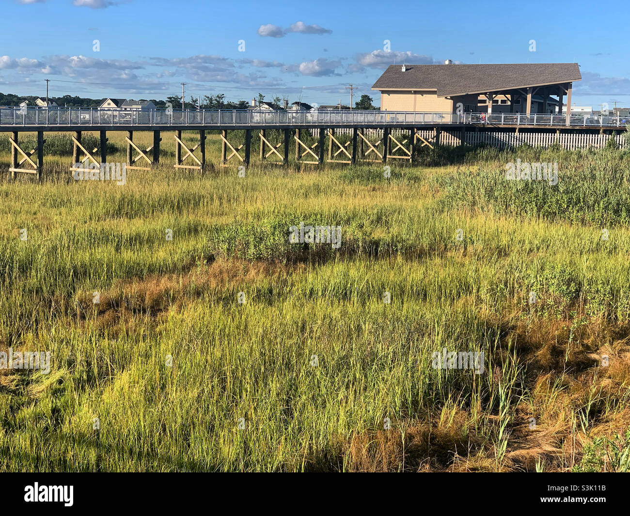 Silver Sands State Park, Milford, New Haven County, Connecticut, United States - Smartphone Captured Stock Image