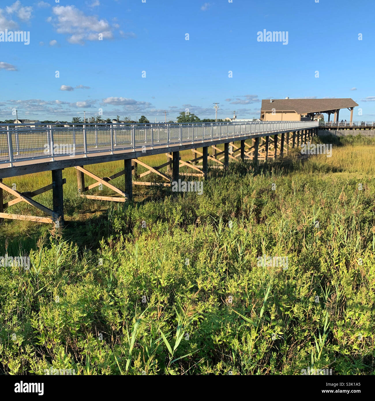 Silver Sands State Park, Milford, New Haven County, Connecticut, United States - Smartphone Captured Stock Image