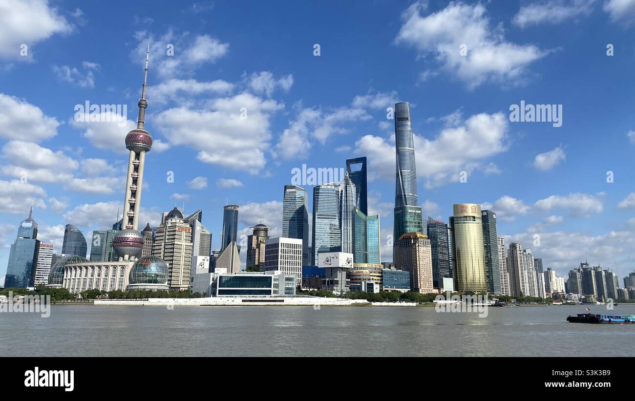Shanghai bund - Smartphone Captured Stock Image