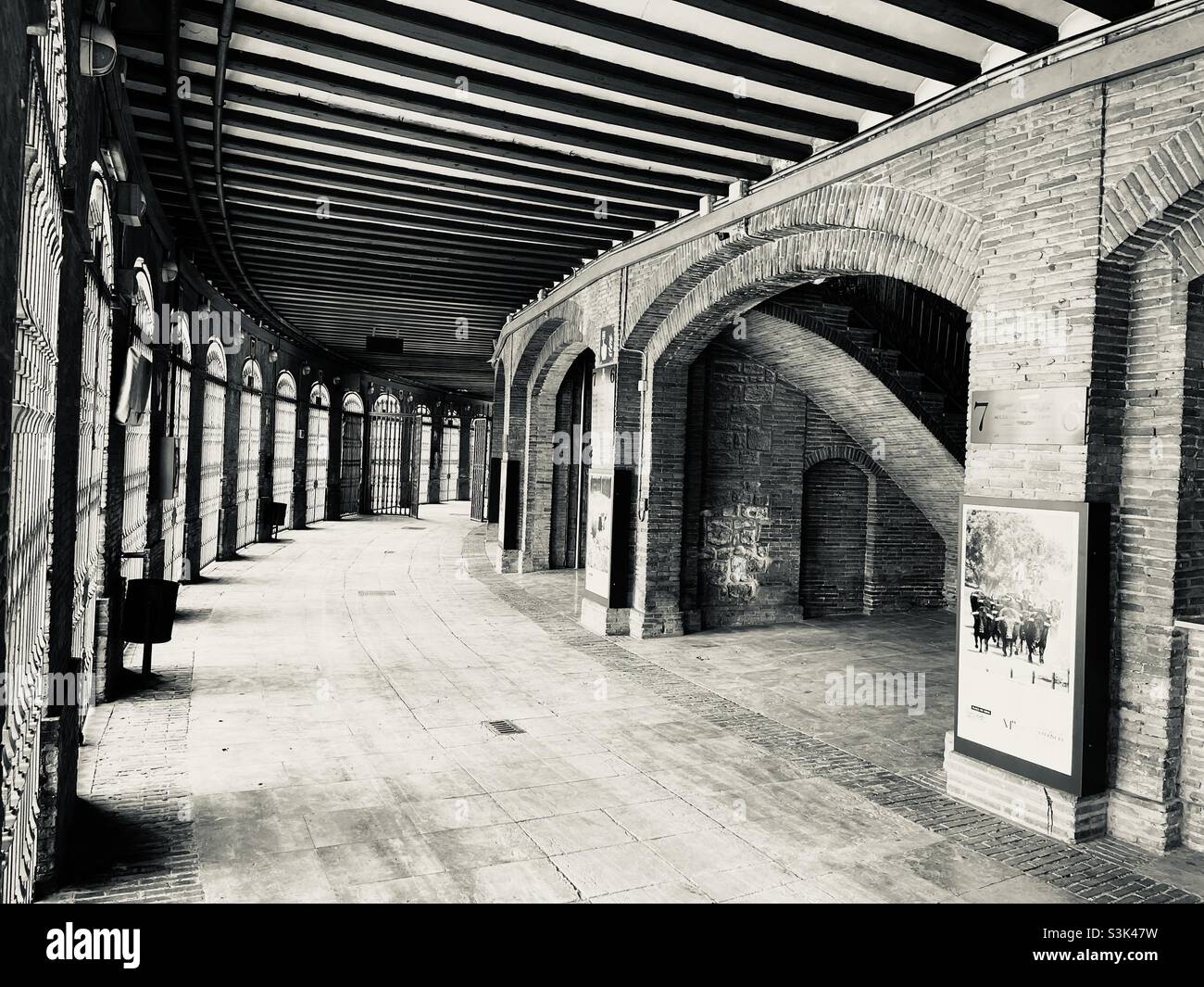 PLAZA DE TOROS VALENCIA Stock Photo