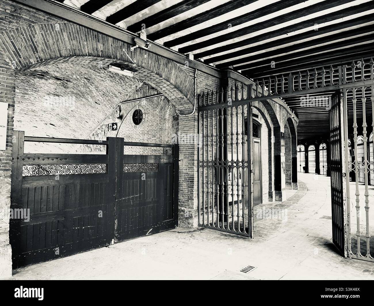 PLAZA DE TOROS VALENCIA Stock Photo