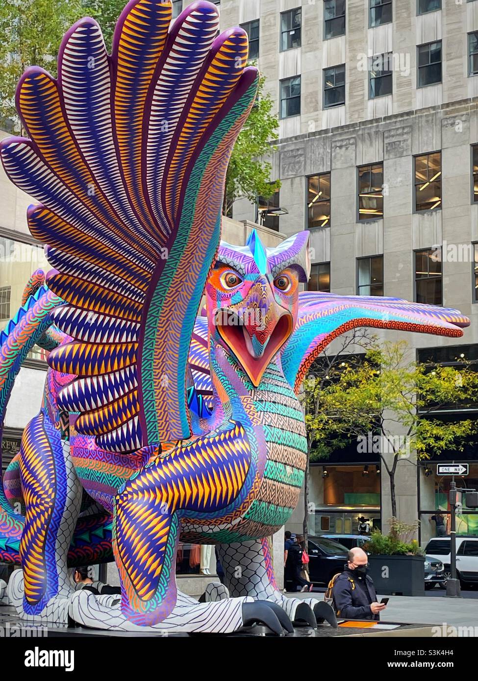 Alebrijes are on display during Mexico week at Rockefeller Center plaza in Midtown Manhattan