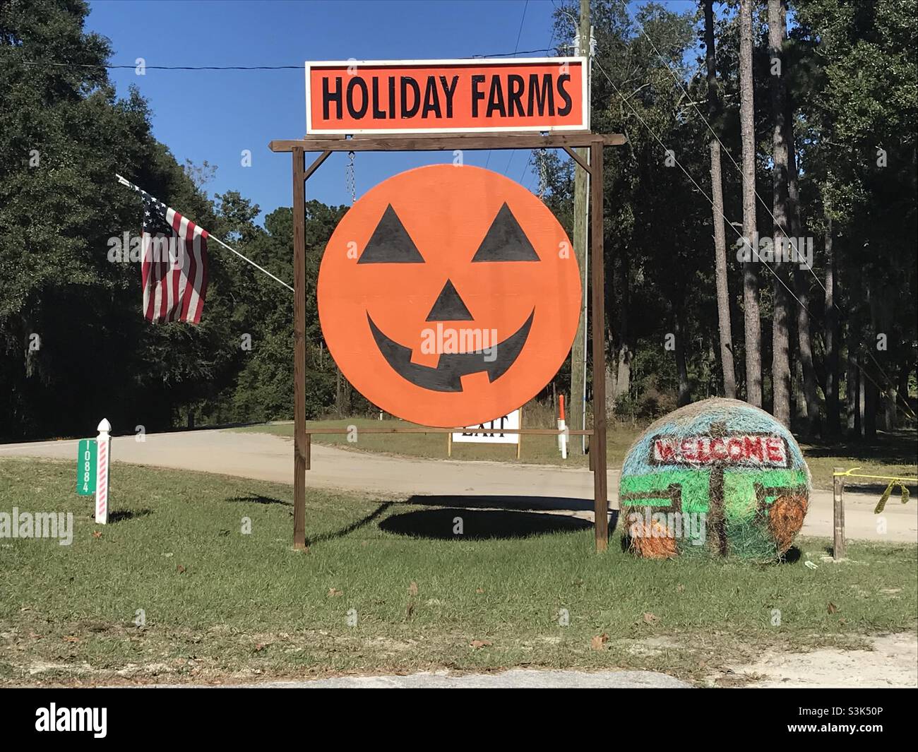 Holiday Farms in Gillisonville, South Carolina Stock Photo Alamy