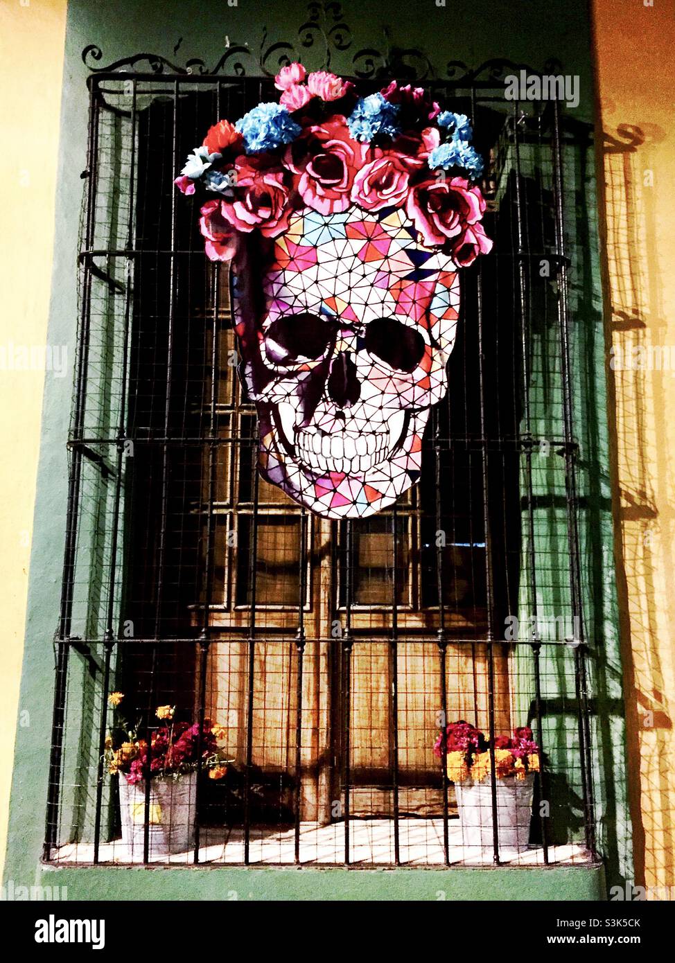 La Catrina, Dia de los Muertos (Day of the Dead), Oaxaca, Mexico Stock Photo