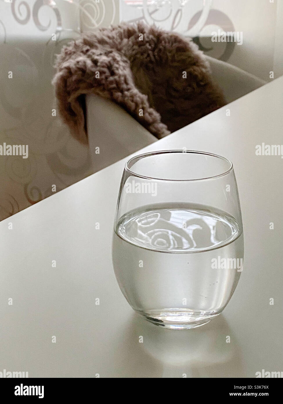 My glass of water - Smartphone Captured Stock Image